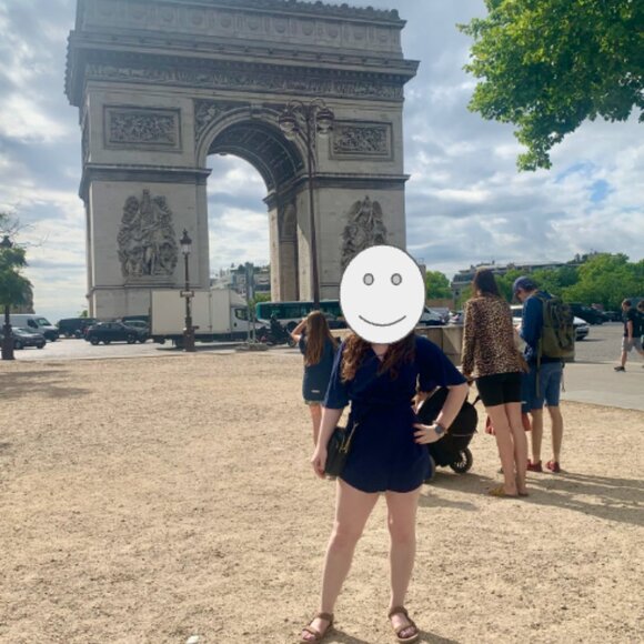 Flared Sleeve Romper V Neck Waist Tie Knot Solid Romper Casual - Picture 12 of 12